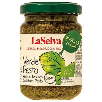 【FOOD de WINE】ラセルバ オーガニックバジルペースト 130g / nakato(LaSelva Basil paste)